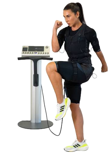Treino com colete de eletroestimulação Miha EMS
